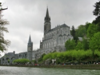 Lourdes Sanctuary and the Gave de Pau River
