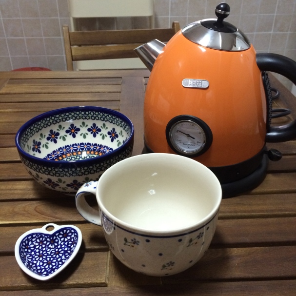 Polish ceramics and kettle
